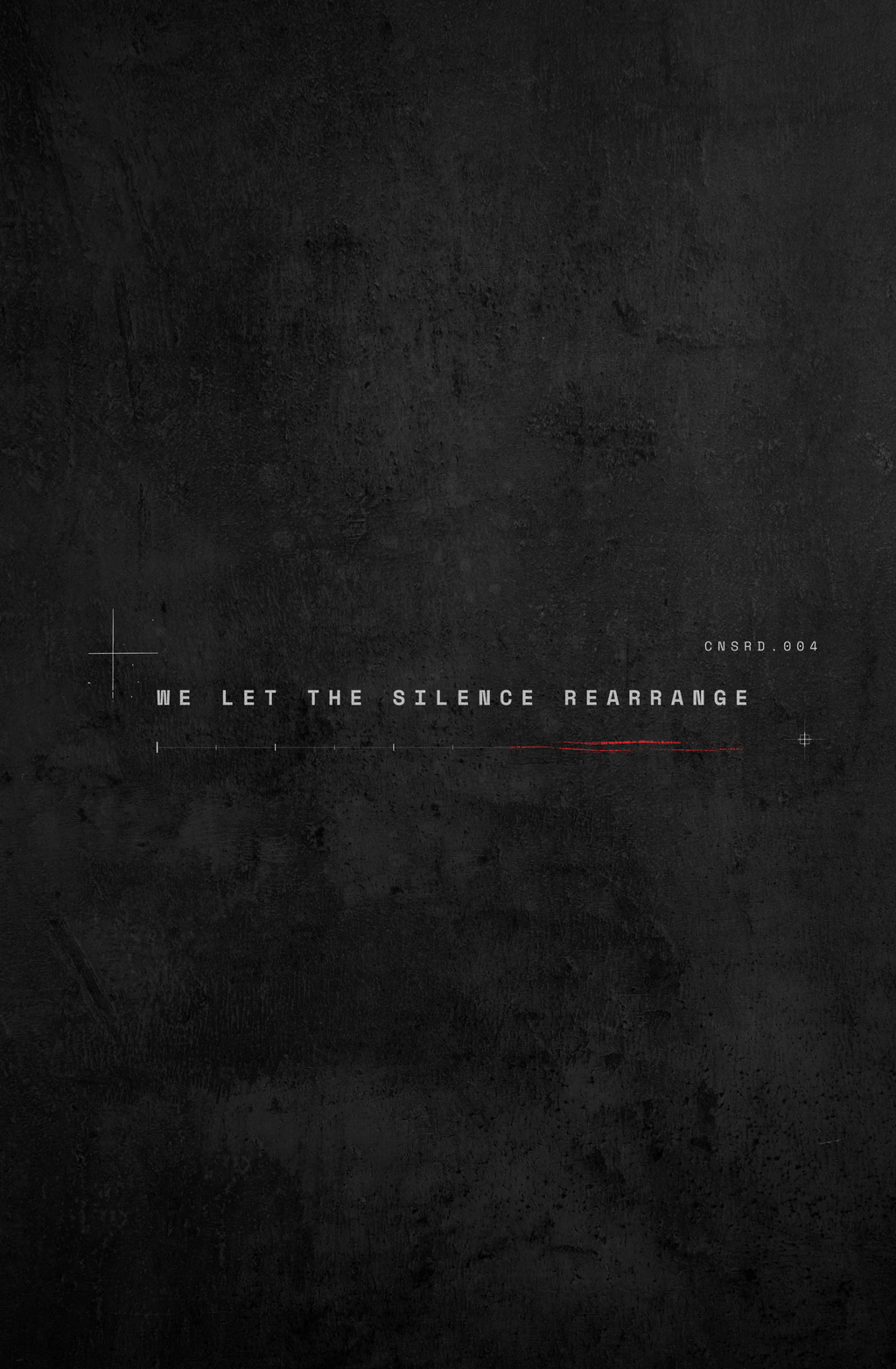 We Let The Silence Rearrange | Tee