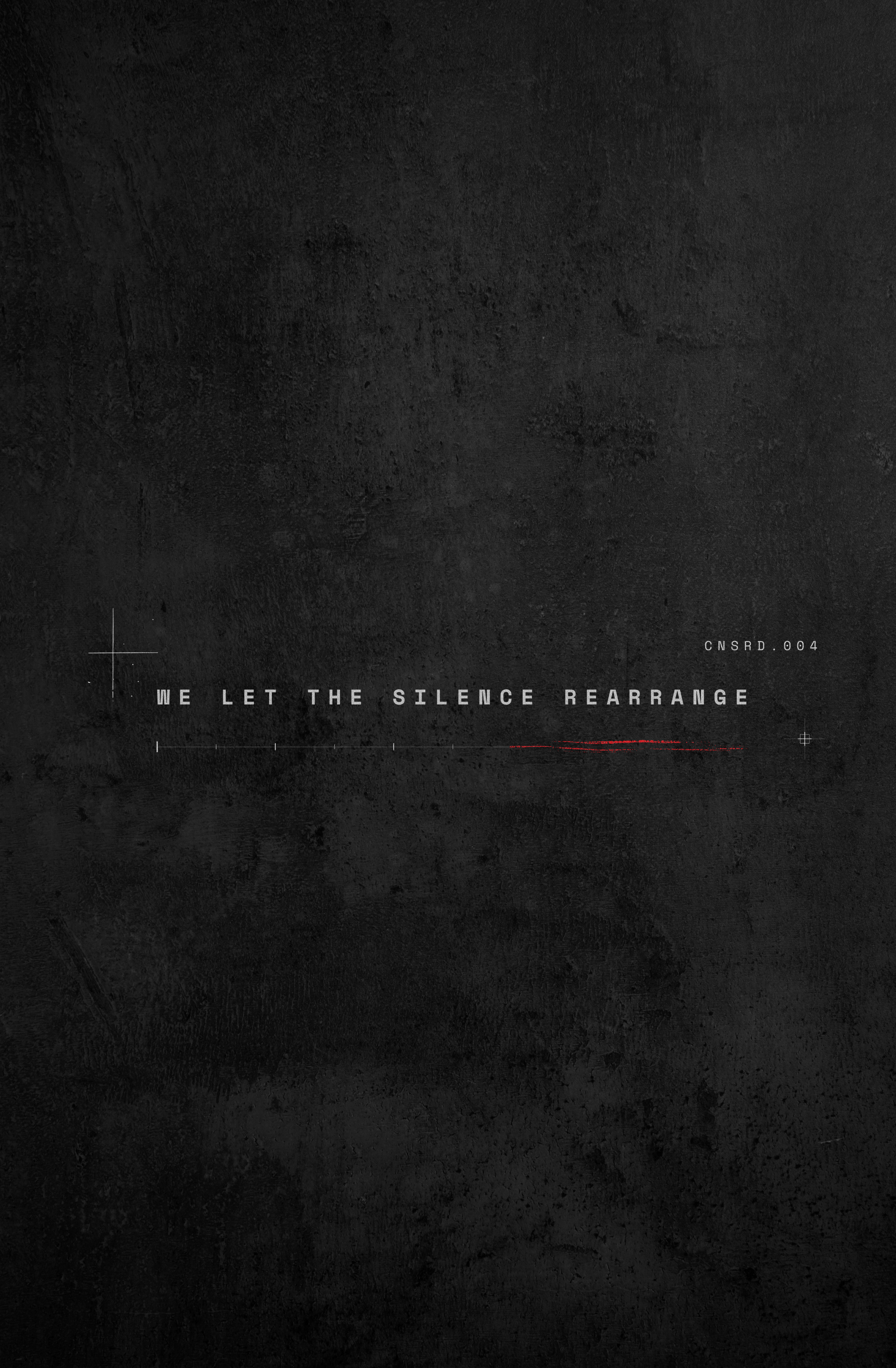We Let The Silence Rearrange | Tee